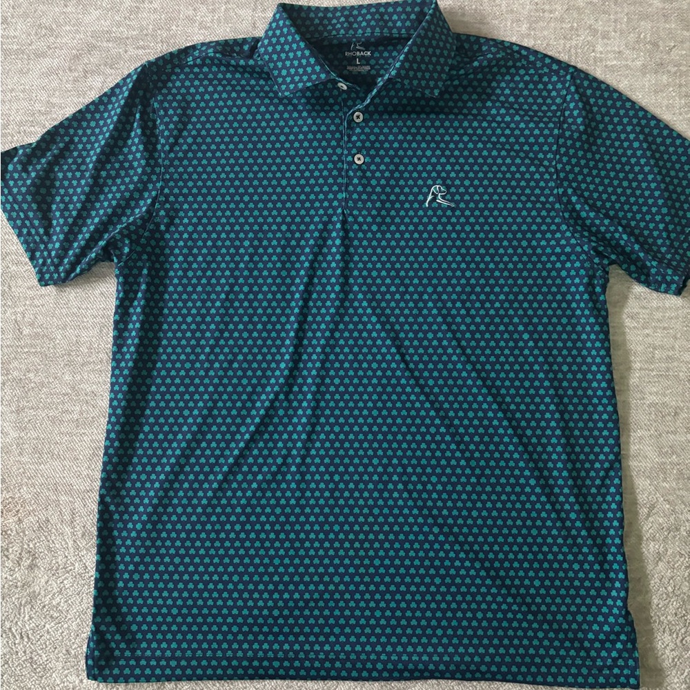 Men's Green Shamrock Rhoback Shirt